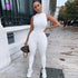 Sleeveless fitness sports jumpsuit women - ROUTINE FASHION